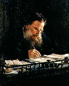 Portrait L.N. Tolstoi. a Nikolai Gay