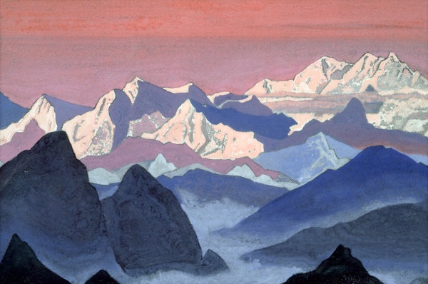 Il monte Kangchendzönga a Nikolai Konstantinow. Roerich