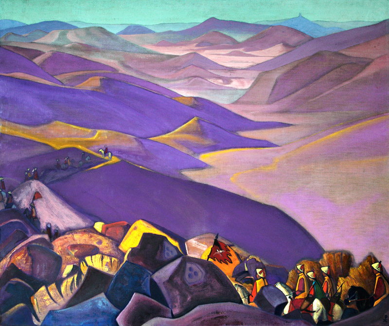 Mongolia. Genghis Khan's Campaign a Nikolai Konstantinow. Roerich