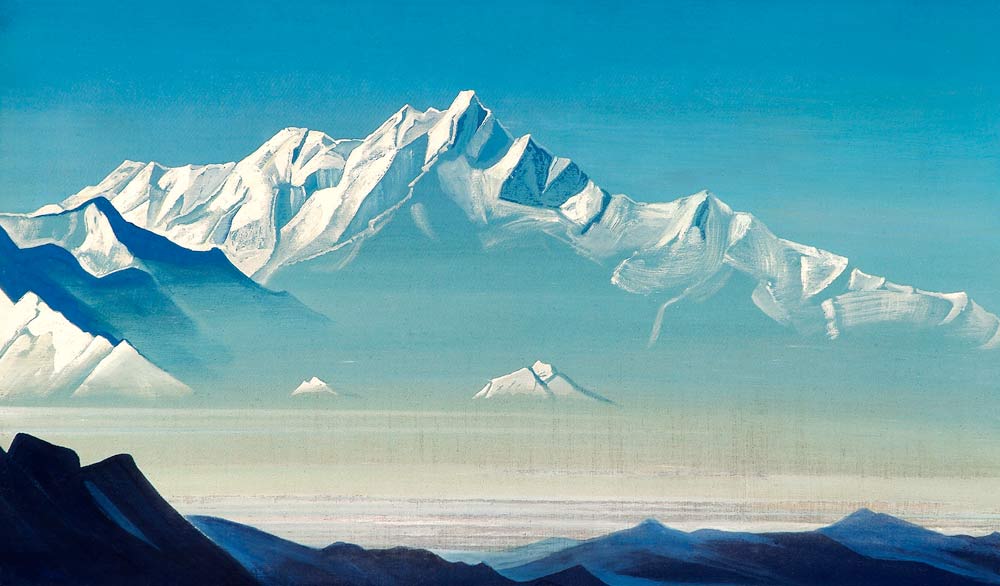 Mount of Five Treasures (Two Worlds) a Nikolai Konstantinow. Roerich
