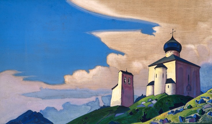 The Saint Sergius of Radonezh Church a Nikolai Konstantinow. Roerich