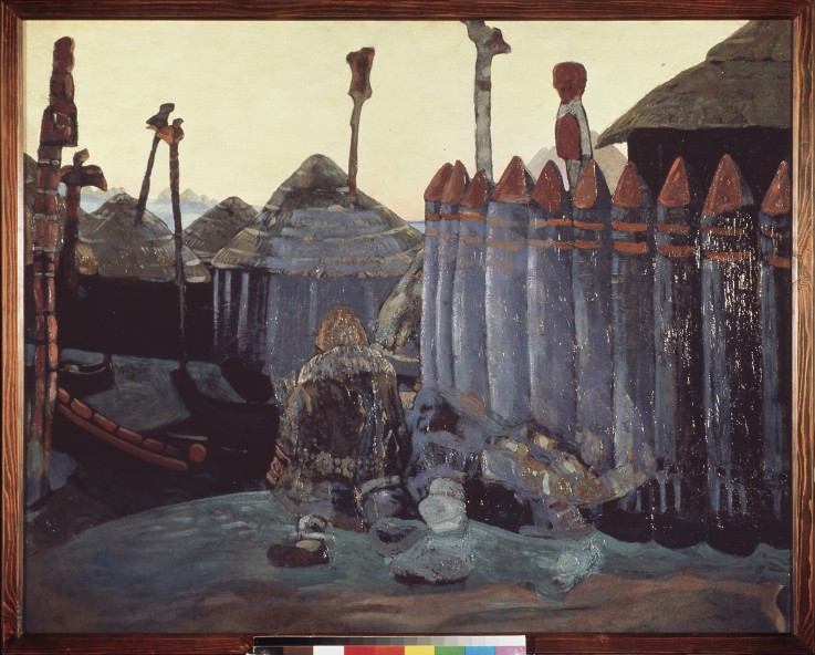 A pagan hillock a Nikolai Konstantinow. Roerich