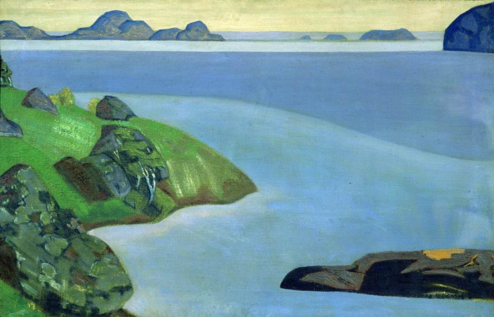 Rocky Coastal Landscape a Nikolai Konstantinow. Roerich