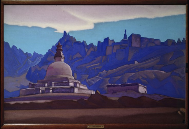Burial mound. Ladakh a Nikolai Konstantinow. Roerich