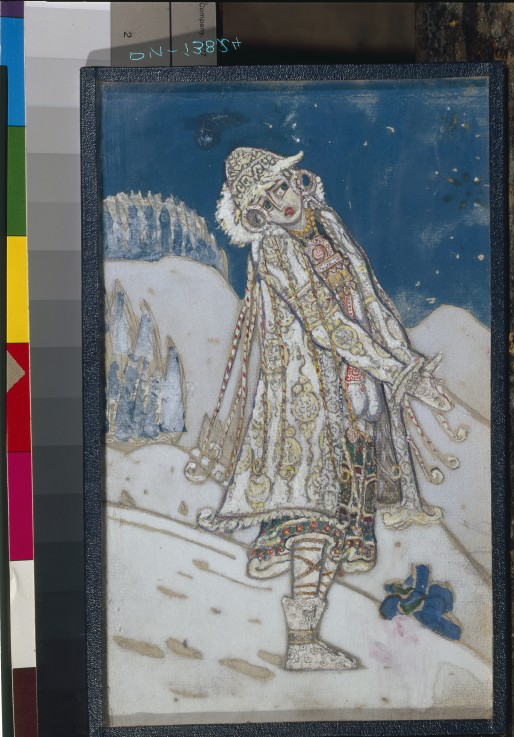 Costume design for the theatre play Snow Maiden by A. Ostrovsky a Nikolai Konstantinow. Roerich