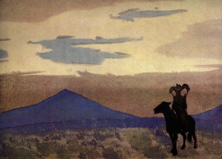 Mother of Genghis Khan a Nikolai Konstantinow. Roerich