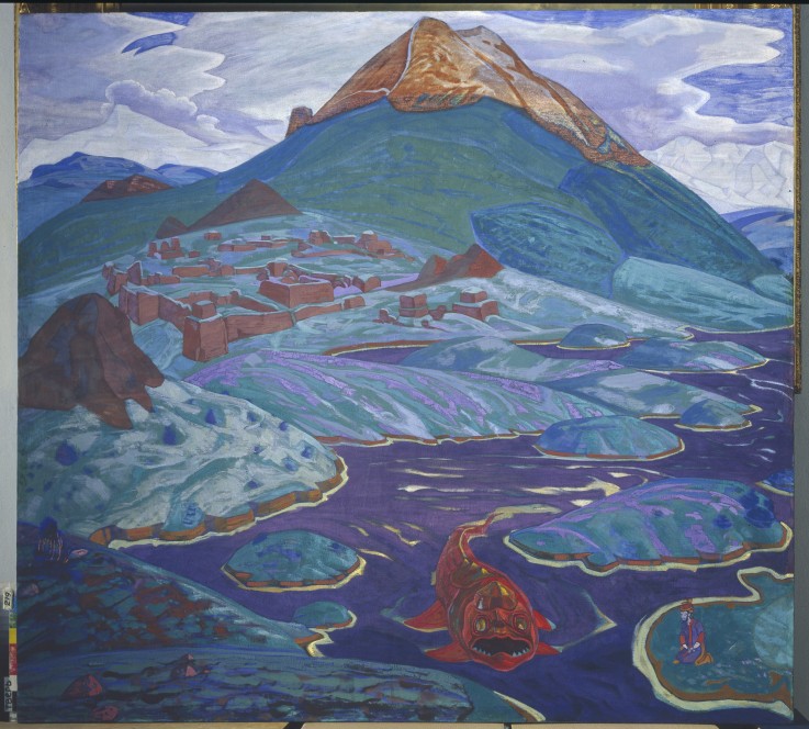 Fantastic Landscape a Nikolai Konstantinow. Roerich