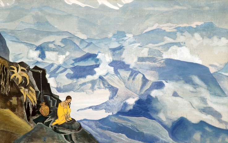 Drops of Life (From "Sikkim" series) a Nikolai Konstantinow. Roerich