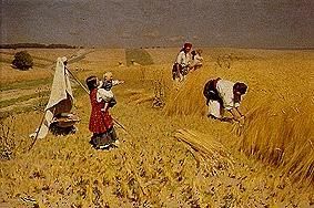 Grain harvest in the Ukraine a Nikolai Korniliewitsch Pimonenko