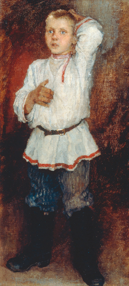 Village boy a Nikolai P. Bogdanow-Bjelski