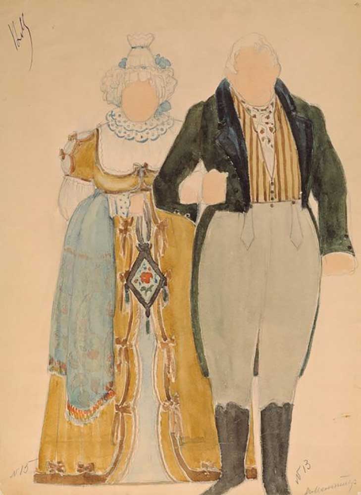 costume designs a Nikolai Pavlovich Ulyanov