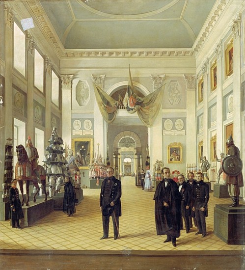 Interior of the Armoury Chamber in the Kremlin a Nikolai Alexeyevich Burdin