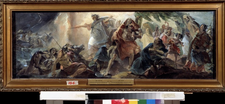 The Israelites crossing of the Red Sea a Nikolai Nikolajewitsch Ge