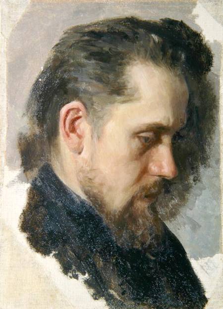 Portrait of the author Nikolay Pomyalovsky a Nikolaj Wassiljewitsch Nevrev