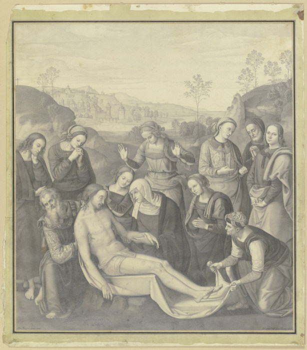 Peruginos Beweinung im Palazzo Pitti in Florenz a Nikolaus Hoff