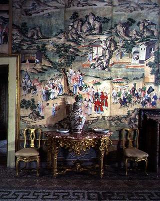 The 'Sala Cinese' (Chinese Room) detail of furnishings (photo) (see also 106254-55) a 