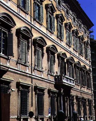 View of the facade, designed by Paolo Marucelli and based on a design by Cigoli (1559-1613) 1637-42 a 