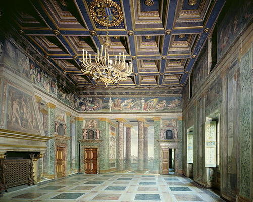 The 'Sala delle Prospettive' (Hall of Perspective) designed by Baldassarre Peruzzi (1481-1536) c.151 a 