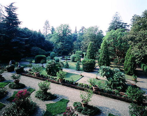 View of the Main Garden, Villa Medicea de Careggi (photo) a 