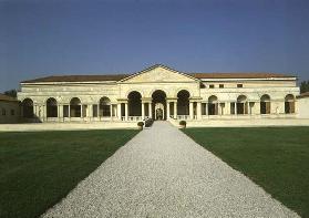 The Loggia di Davide (or D'Onore), garden facade designed by Giulio Romano (1499-1546), 1524-34 (pho