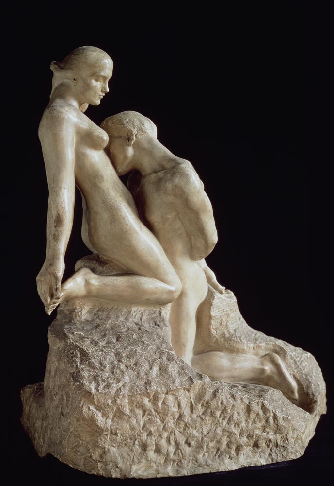 The Eternal Idol by Auguste Rodin (1840-1917), c.1889 (marble) (see also 83648) a 