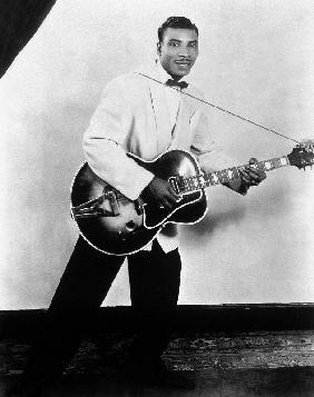 Aaron Thibeaux Walker dit T-Bone Walker blues guitarist, pioneer of the amplified electric guitar