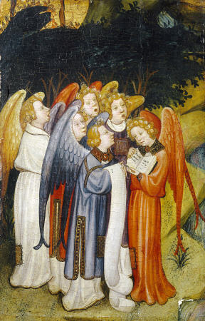 A Choir Of Angels A Fragment, Probably Of  Nativity a 