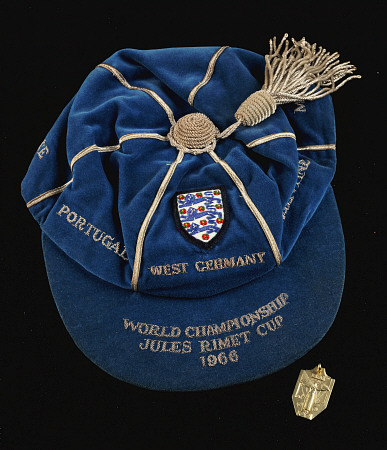 A Continental Gold World Cup Winner''s Medal And A Blue England World Cup 1966 International Cap Awa a 