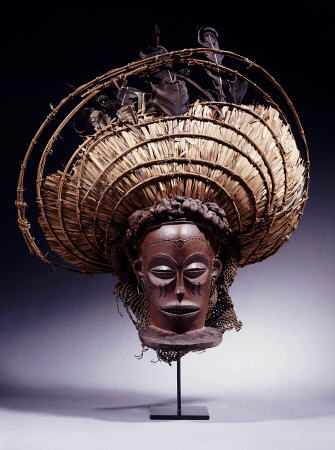 A Fine Chokwe Mask a 