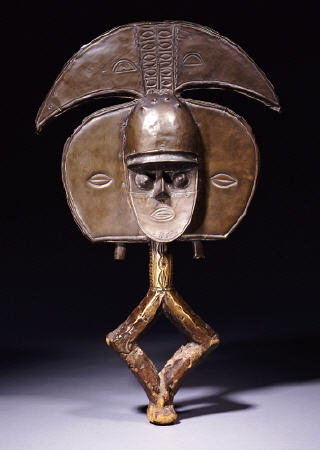 A Fine Kota Reliquary Figure, Mbulu Ngulu a 