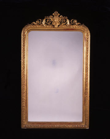 A French Gilt Gesso Overmantel Wall Mirror a 