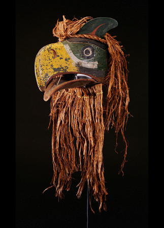 A Kwakiutl Thunderbird Mask, Red Cedar a 