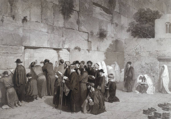 Alexandre Bida / Wailing Wall, Jerusalem a 