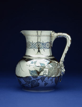 A Mixed Metal Pitcher By Tiffany & Co, New York Circa 1877 a 