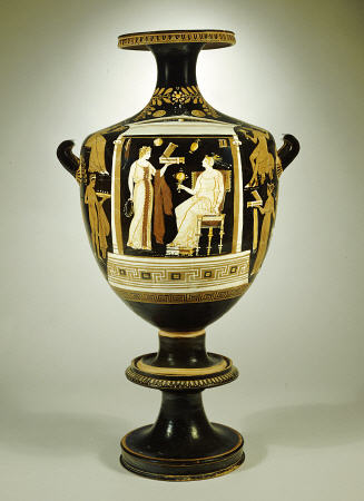 An Apulian Red-Figure Hydria And Stand, Attributed To The Underworld Painter a 