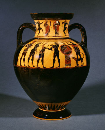 An Attic Black-Figure Neck Amphora a 