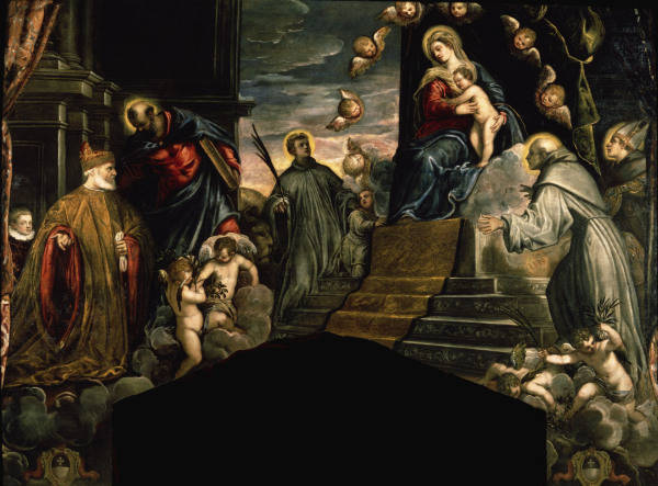 Andrea Grittin worshipping / Tintoretto a 