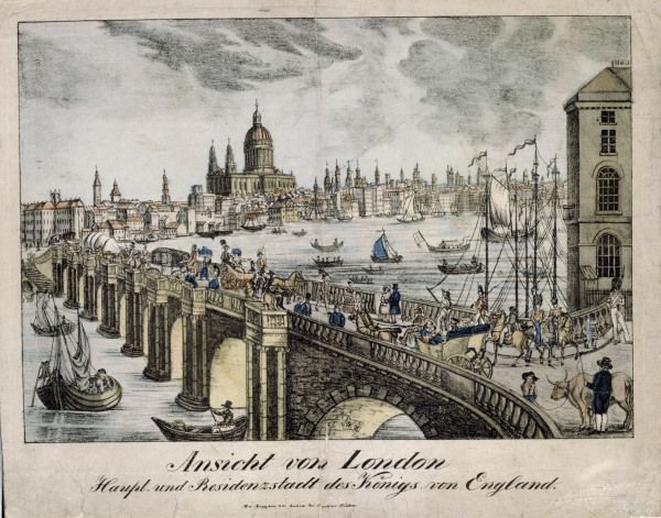 View of London , Neuruppiner Bilderbogen a 