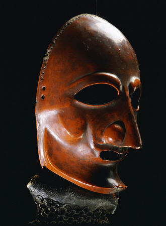 A Rare Somen (Japanese Full Face Mask) Momoyama Period (Late 16th / Early 17th Century) a 