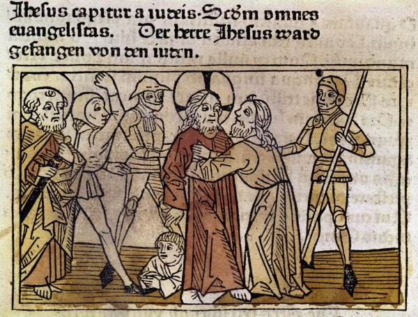 Arrest of Christ / Woodcut / 1473 a 