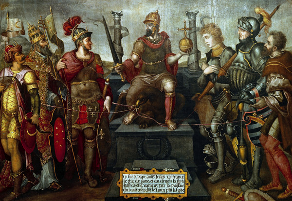 Allegorical Painting , Empire Charles V a 
