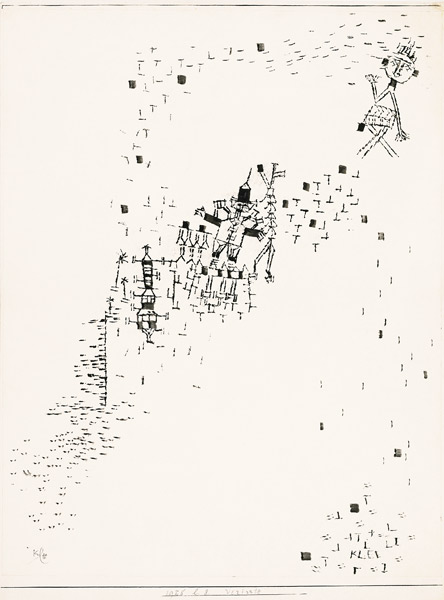 Astray, 1925 (ink transfer and brush & black ink on paper)  a 