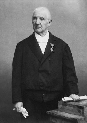 Anton Bruckner (1824-96) (b/w photo) 