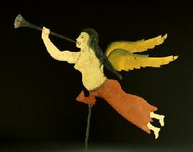 A Sheet Metal Angel Gabriel Weathervane