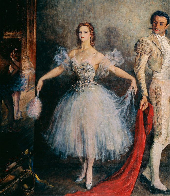 Bildnis der Balletttänzerin E.Semenowa als Carmen a 