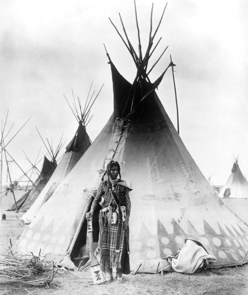 Blackfoot Brave, near Calgary, Alberta a 
