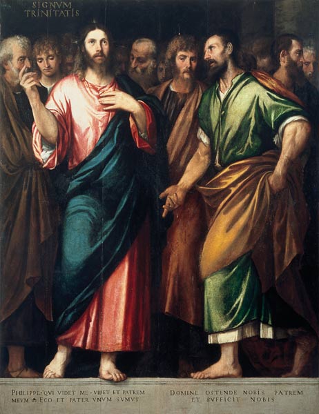 Bonifazio Veronese / Christ & Disciples a 