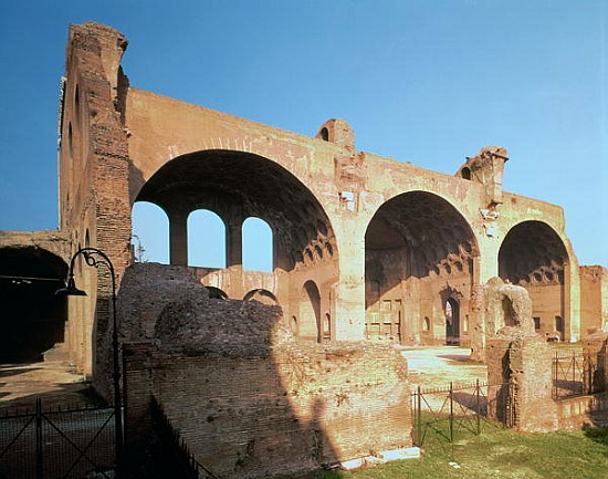 Basilica of Maxentius or Constantine, Late Roman Period, c.300 a 