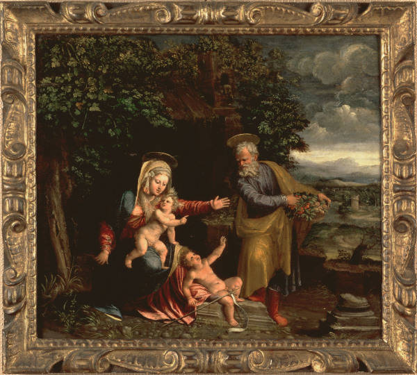 Holy Family with St.John / Dossi a 