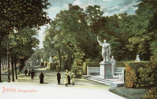 Berlin, Siegesallee / postcard c. 1905. a 